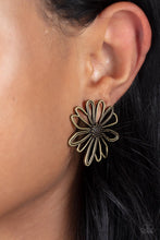 Load image into Gallery viewer, Artisan Arbor- Brass Earrings- Paparazzi Accessories