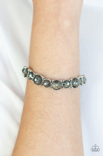 Born To Bedazzle- Silver Bracelet- Paparazzi Accessories