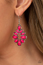 Load image into Gallery viewer, Burst Into TEARDROPS- Pink and Silver Earrings- Paparazzi Accessories