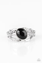 Load image into Gallery viewer, Couldn&#39;t Care FLAWLESS- Black and Silver Ring- Paparazzi Accessories