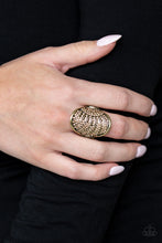 Load image into Gallery viewer, Dazzle Daze- Brass Ring- Paparazzi Accessories
