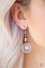 Load image into Gallery viewer, Desert Bliss- Silver Earrings- Paparazzi Accessories