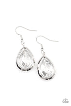 Load image into Gallery viewer, Drop-Dead Duchess- Silver Earrings- Paparazzi Accessories