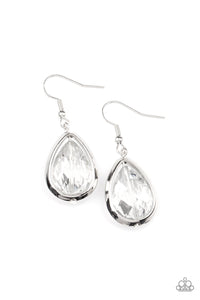 Drop-Dead Duchess- Silver Earrings- Paparazzi Accessories