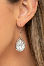 Load image into Gallery viewer, Drop-Dead Duchess- Silver Earrings- Paparazzi Accessories