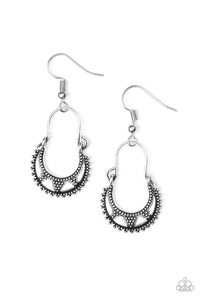 Industrially Indigenous- Silver Earrings- Paparazzi Accessories