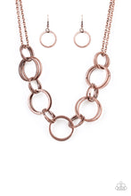 Load image into Gallery viewer, Jump Into The Ring- Copper Necklace- Paparazzi Accessories