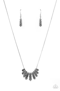 Monumental March- Silver Necklace- Paparazzi Accessories