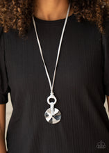 Load image into Gallery viewer, Nautical Nomad- Silver Necklace- Paparazzi Accessories