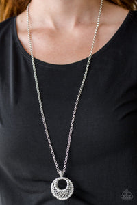 Net Worth- White and Silver Necklace- Paparazzi Accessories