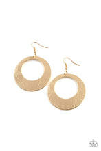 Load image into Gallery viewer, Outer Plains- Gold Earrings- Paparazzi Accessories