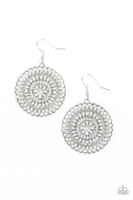 Load image into Gallery viewer, PINWHEEL and Deal- Silver Earrings- Paparazzi Accessories