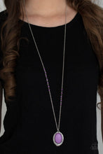 Load image into Gallery viewer, Plateau Paradise- Purple and Silver Necklace- Paparazzi Accessories