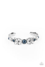 Load image into Gallery viewer, Regal Reminiscence- Blue and Silver Bracelet- Paparazzi Accessories