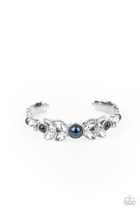 Regal Reminiscence- Blue and Silver Bracelet- Paparazzi Accessories