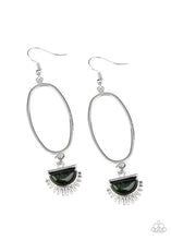 Load image into Gallery viewer, SOL Purpose- Green and Silver Earrings- Paparazzi Accessories