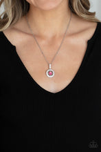 Load image into Gallery viewer, Springtime Twinkle- Pink and Silver Necklace- Paparazzi Accessories