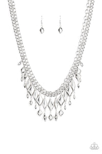 Trinket Trade- Silver Necklace- Paparazzi Accessories