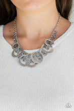 Load image into Gallery viewer, Turn It Up- Silver Necklace- Paparazzi Accessories
