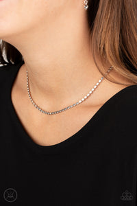 When In CHROME- Silver Choker Necklace- Paparazzi Accessories