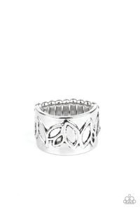 When You LEAF Expect It- Silver Ring- Paparazzi Accessories