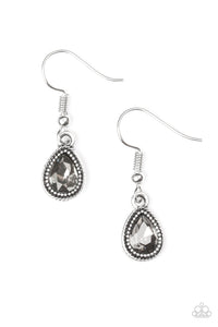 Princess Priority- Silver Earrings- Paparazzi Accessories