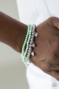 Springtime Sweethearts- Multicolored and Silver Bracelets- Paparazzi Accessories