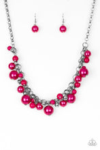 Load image into Gallery viewer, The Upstater- Pink and Silver Necklace- Paparazzi Accessories