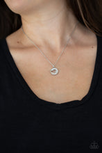 Load image into Gallery viewer, Bare Your Heart- White and Silver Necklace- Paparazzi Accessories
