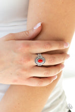 Load image into Gallery viewer, Best In Zest- Red and Silver Ring- Paparazzi Accessories