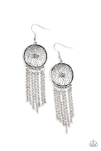Load image into Gallery viewer, Blissfully Botanical- Silver Earrings- Paparazzi Accessories