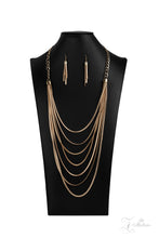 Load image into Gallery viewer, Commanding- Gold Necklace- Paparazzi Accessories