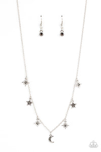 Cosmic Runway- Silver Necklace- Paparazzi Accessories