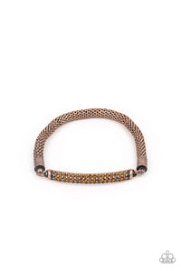 Fiercely Unfiltered- Copper Bracelet- Paparazzi Accessories