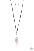 Load image into Gallery viewer, Fundamentally Flirtatious- Pink and Silver Necklace- Paparazzi Accessories