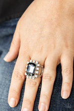Load image into Gallery viewer, Galactic Glamour- Silver Ring- Paparazzi Accessories