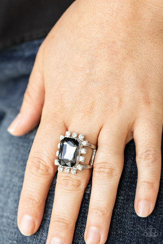 Galactic Glamour- Silver Ring- Paparazzi Accessories