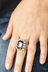 Galactic Glamour- Silver Ring- Paparazzi Accessories