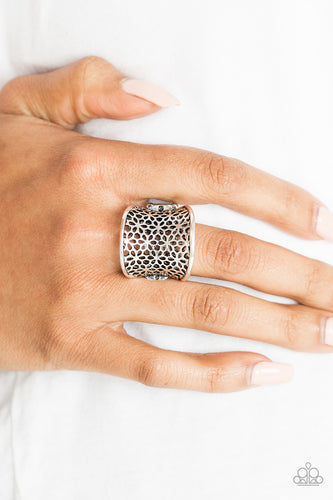 Garden Safari- Silver Ring- Paparazzi Accessories