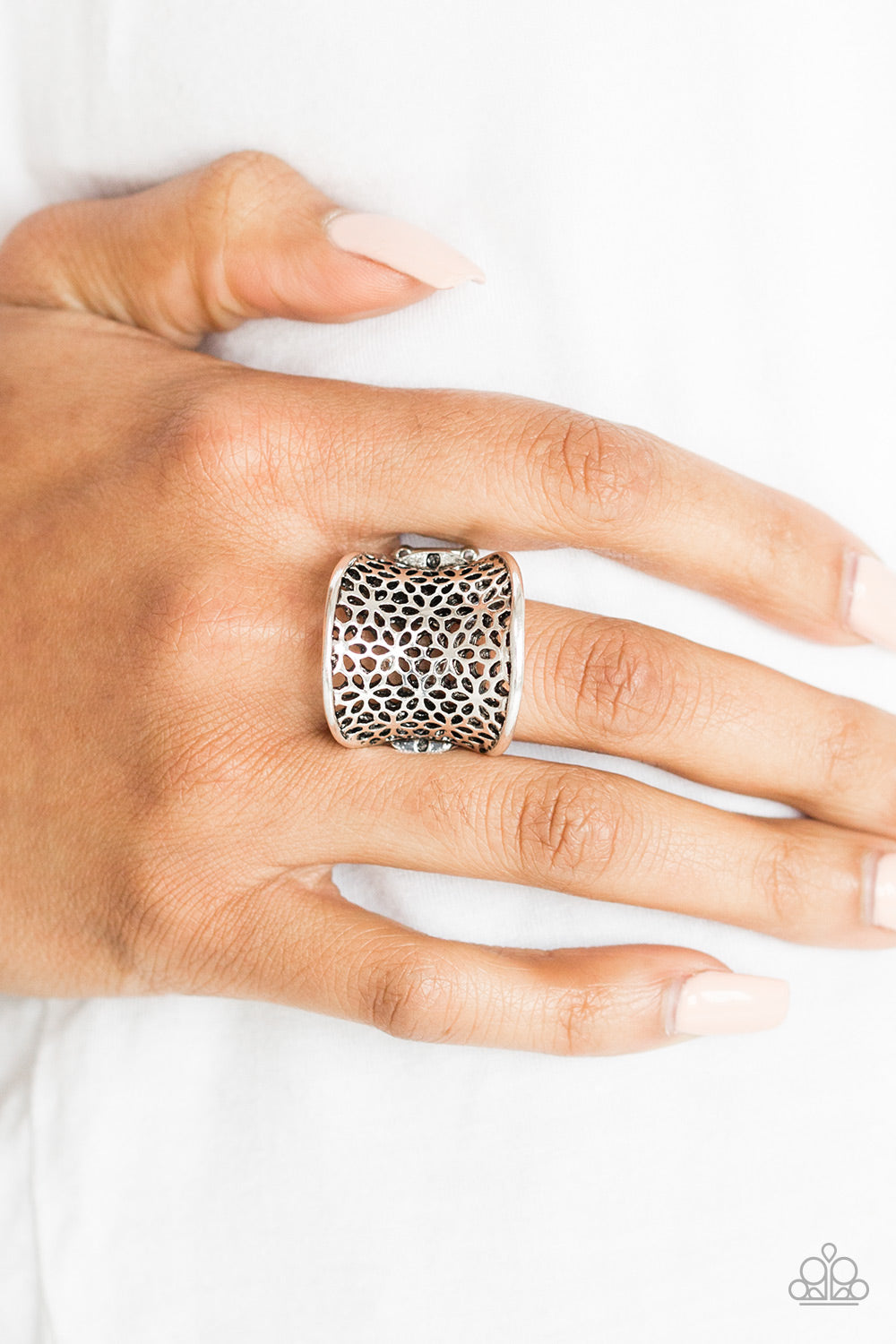 Garden Safari- Silver Ring- Paparazzi Accessories