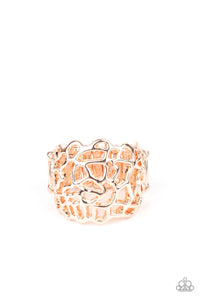 Get Your FRILL- Rose Gold Ring- Paparazzi Accessories