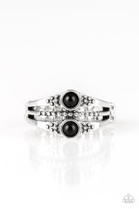 Give It Your ZEST- Black and Silver Ring- Paparazzi Accessories