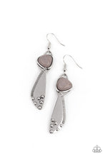 Load image into Gallery viewer, Going-Green Goddess- Silver Earrings- Paparazzi Accessories