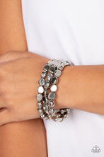 Load image into Gallery viewer, HAUTE Stone- Silver Bracelets- Paparazzi Accessories