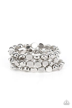 Load image into Gallery viewer, HAUTE Stone- Silver Bracelets- Paparazzi Accessories