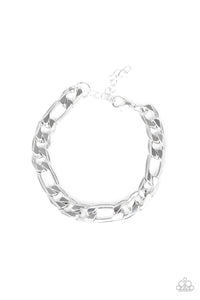 Home Team- Silver Bracelet- Paparazzi Accessories