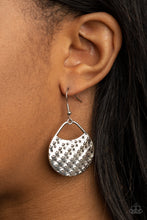 Load image into Gallery viewer, I&#39;m Sensing A Pattern Here- Silver Earrings- Paparazzi Accessories