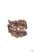Load image into Gallery viewer, Inner FLIGHT- Copper Ring- Paparazzi Accessories
