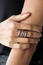 Load image into Gallery viewer, Inner FLIGHT- Copper Ring- Paparazzi Accessories