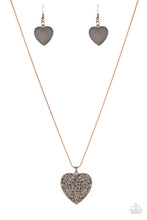 Load image into Gallery viewer, Look Into Your Heart- Copper Necklace- Paparazzi Accessories